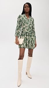 Amazon.com | STAUD Women's Wally High Heel Boots, Cream, Off