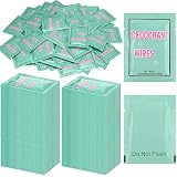 Loopeer 300 Pcs Deodorant Wipes Bulk Individually Wrapped Mini Deodorant Travel Size Disposable No Alcohol Antiperspirant Body Wipes Purse Essentials Fresh Scented Towelettes for Homeless Unisex