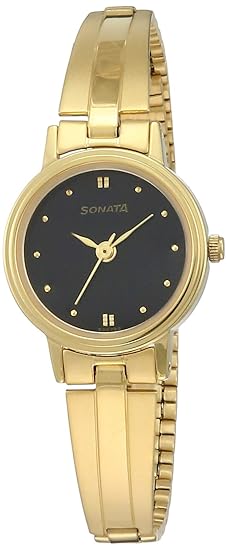 Sonata Analog Black Dial Mens Watch-NL8096YM03