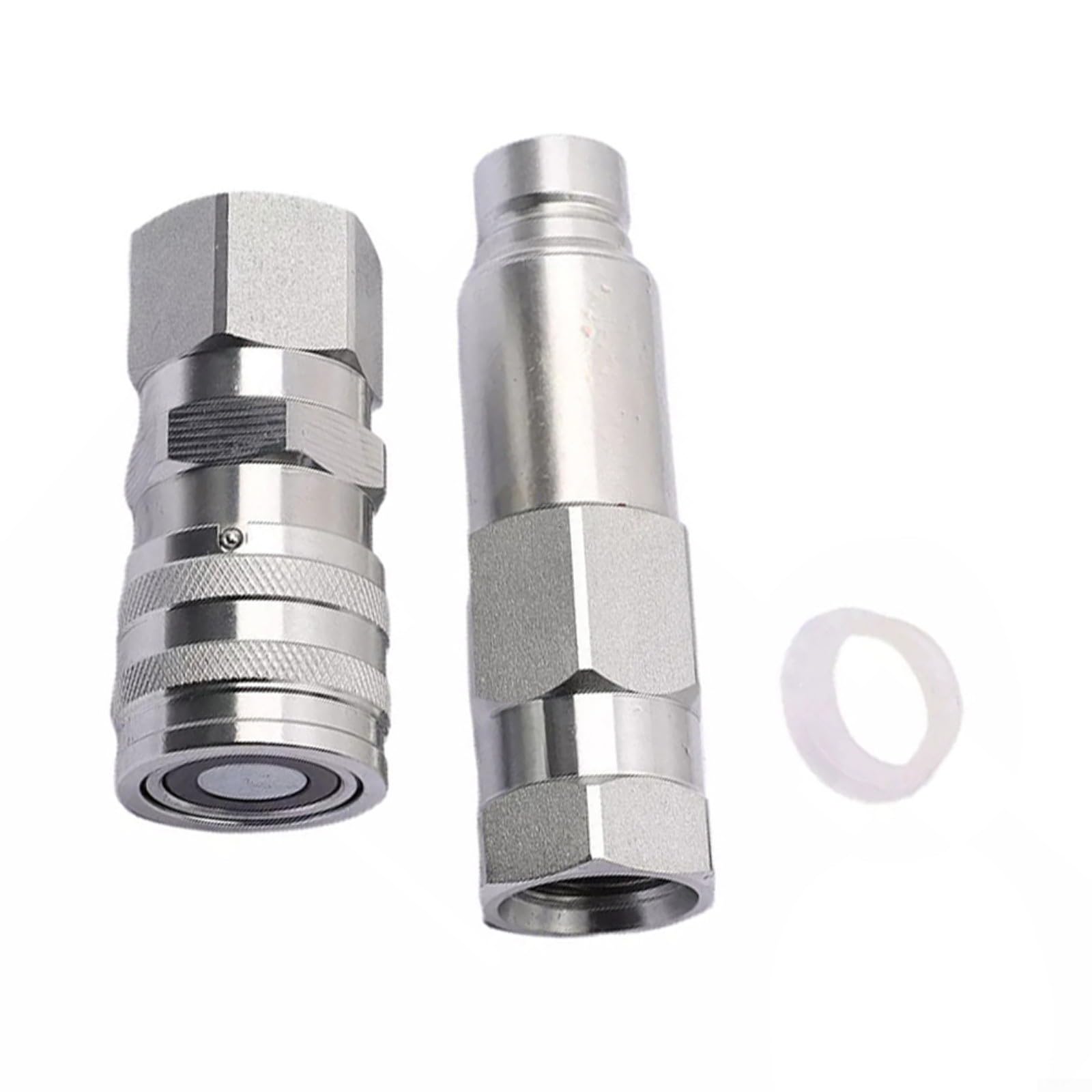 Flachsteckkupplungs-Set für Bobcat 7246777 7246790, Hydraulik für schnellkupplung Männlich & für weiblich für Bagger und Radlader, Metall