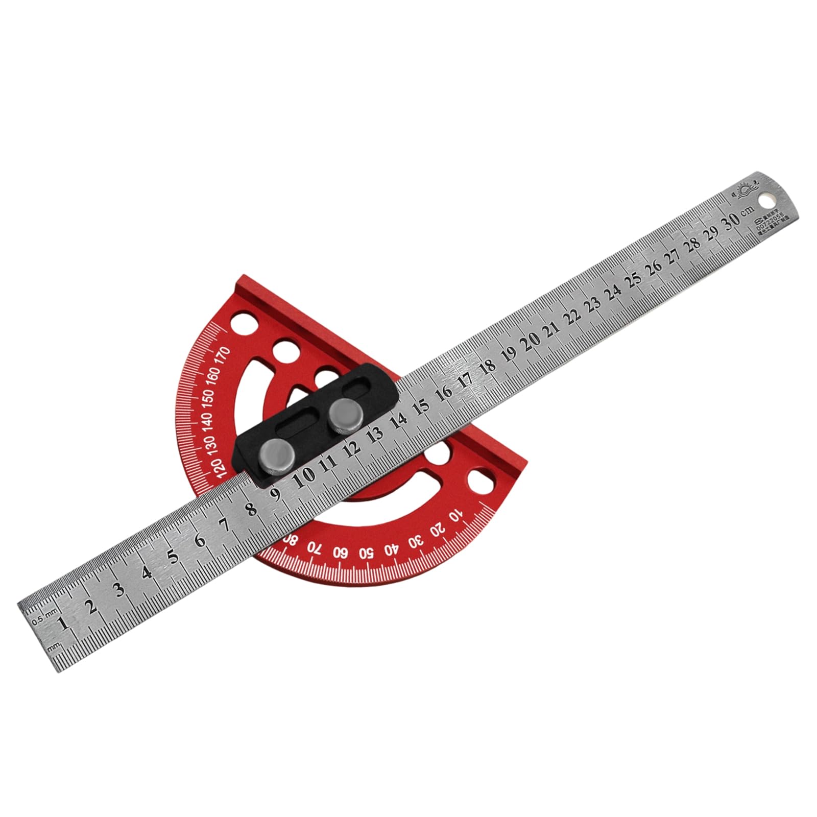 Strumento goniometro per layout della, 300mm steel ruler