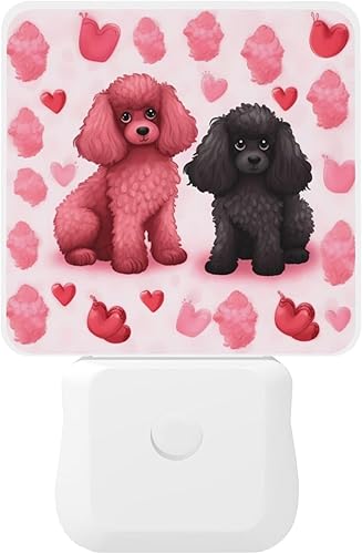 Miniatura 9 de Luz nocturna enchufable a la pared, luz nocturna LED impresa con sensor de luz del atardecer al amanecer, luces nocturnas de 0.5 W, lámpara