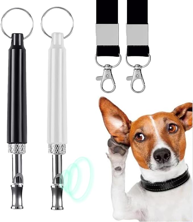 Dog Whistle, Adjustable Frequencies Professional Dog Whistle Stop Barking Training