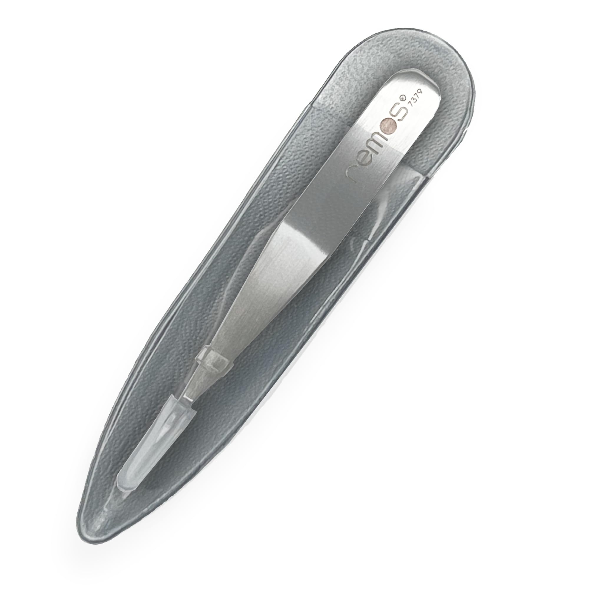 REMOS Mini Pinzetta per schegge in acciaio inox - punta fine - 6 cm