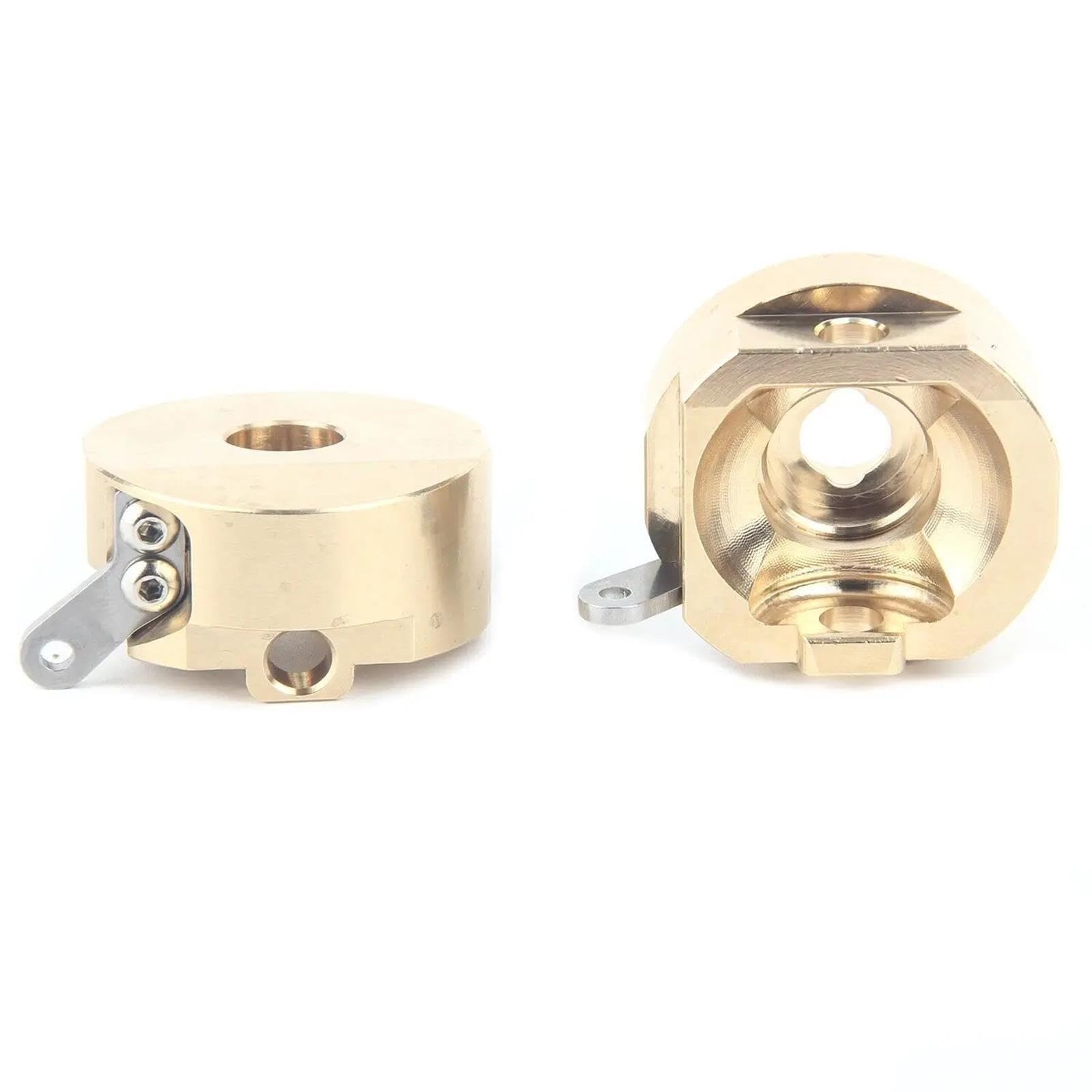 1/10 RC Crawler CNC in Ottone AR44 Assale Anteriore Nocche Sterzo for Axial SCX10 II 90046 90047 Aggiornamenti Parti Accessori