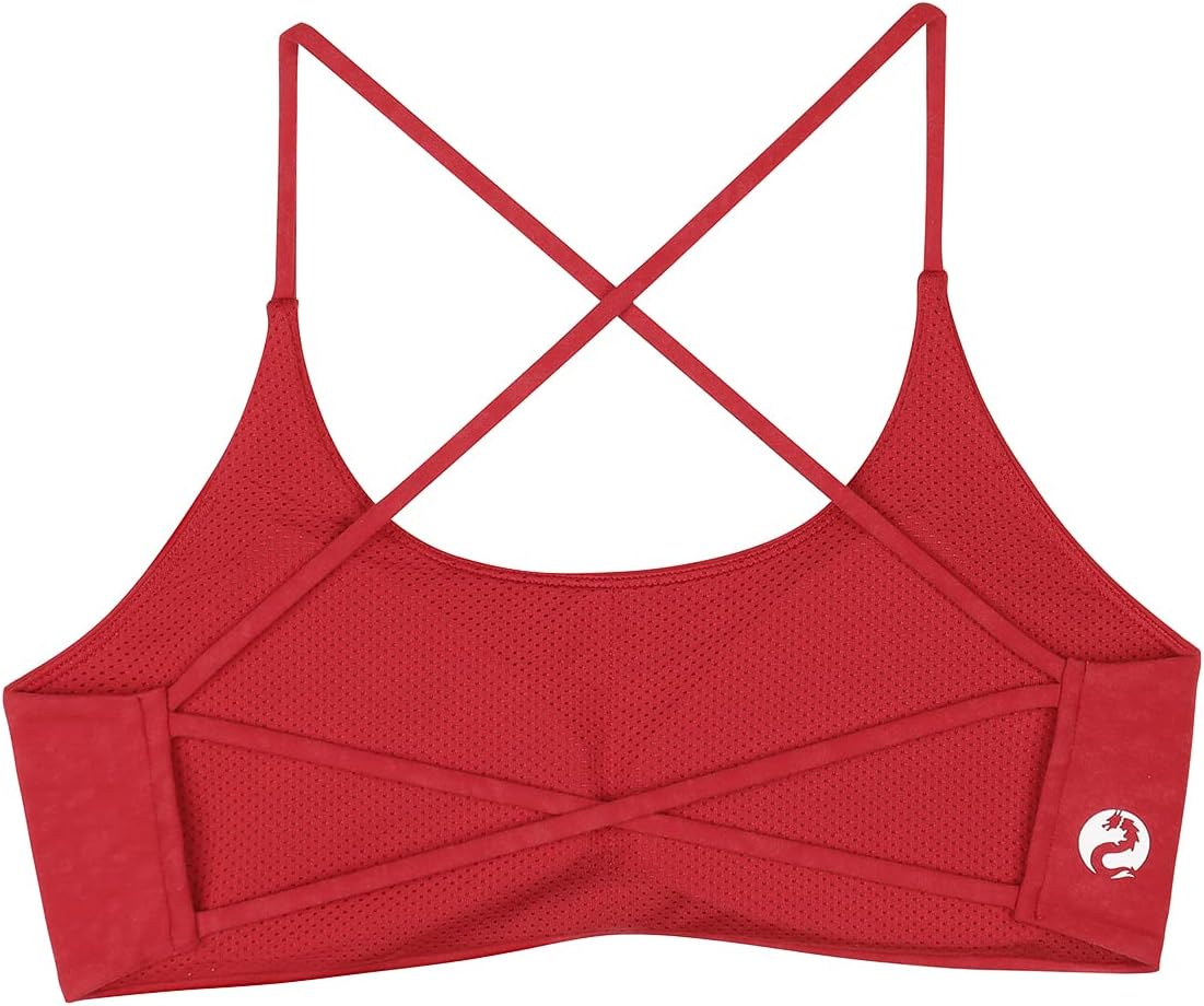 AUROLA Workout Sports Bras Women Athletic Removable Backless Strappy Criss Cross Light Support Gym Fitness Yoga Crop Bra - Image 2