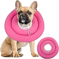 Vista 23 de IDOMIK Collar de recuperación para perros, cono suave impermeable para perro después de la cirugía, cómodo collar isabelino protector alternativo