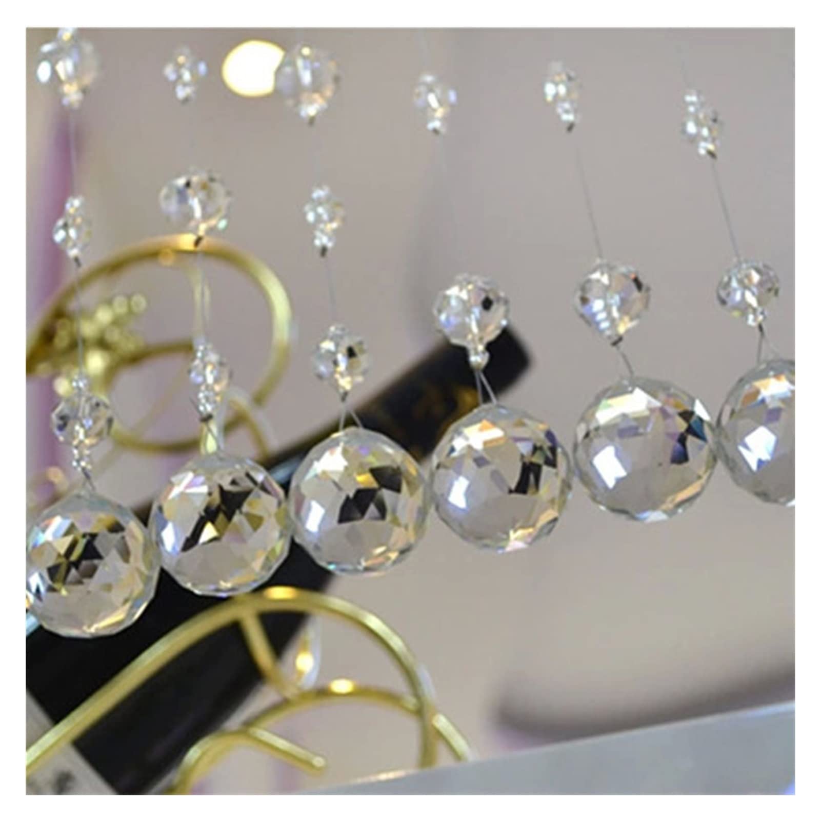 Rideau à pompons séparateur pour la maison, rideau de perles en cristal, perles suspendues, guirlande de perles en acrylique transparent, lustre suspendu pour décoration de mariage, fournitures de fê
