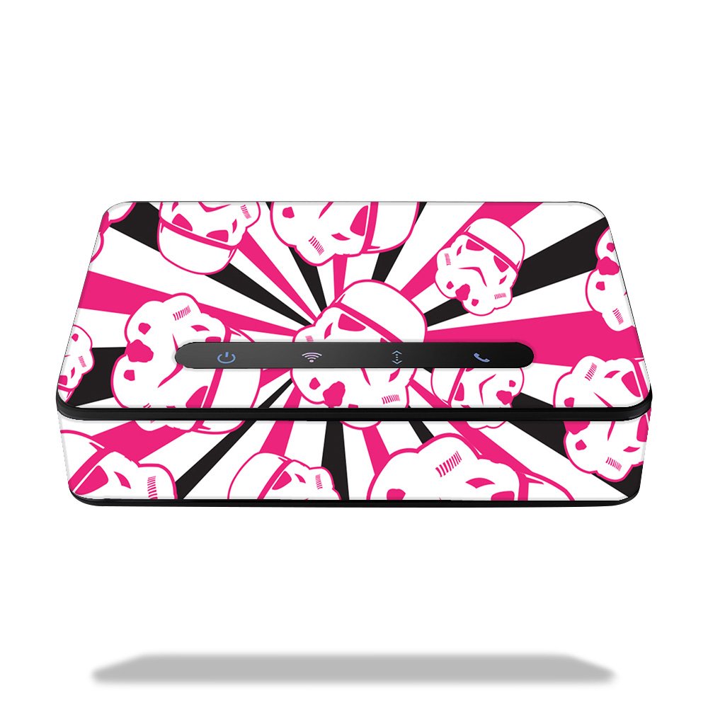 MightySkins Skin Compatible with Amazon Echo Connect - Pink Trooper Storm | Protective, Durable, and Unique Vinyl Decal wrap Cover | Easy to Apply, Remove, and Change Styles | Made in The USA
