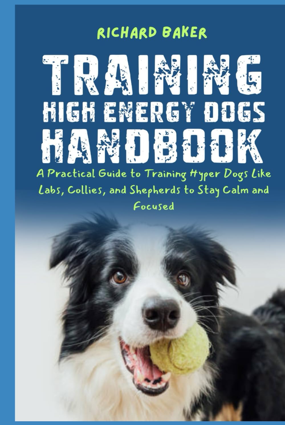 Training High Energy Dogs Handbook: A Practical Guide to Training Hyper Dogs Like Labs, Collies, and Shepherds to Stay Calm and Focused
