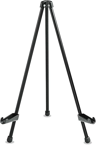 Cuarteto mesa instantsel, 35,56 cm de alto, acero, Negro (28E)., Negro