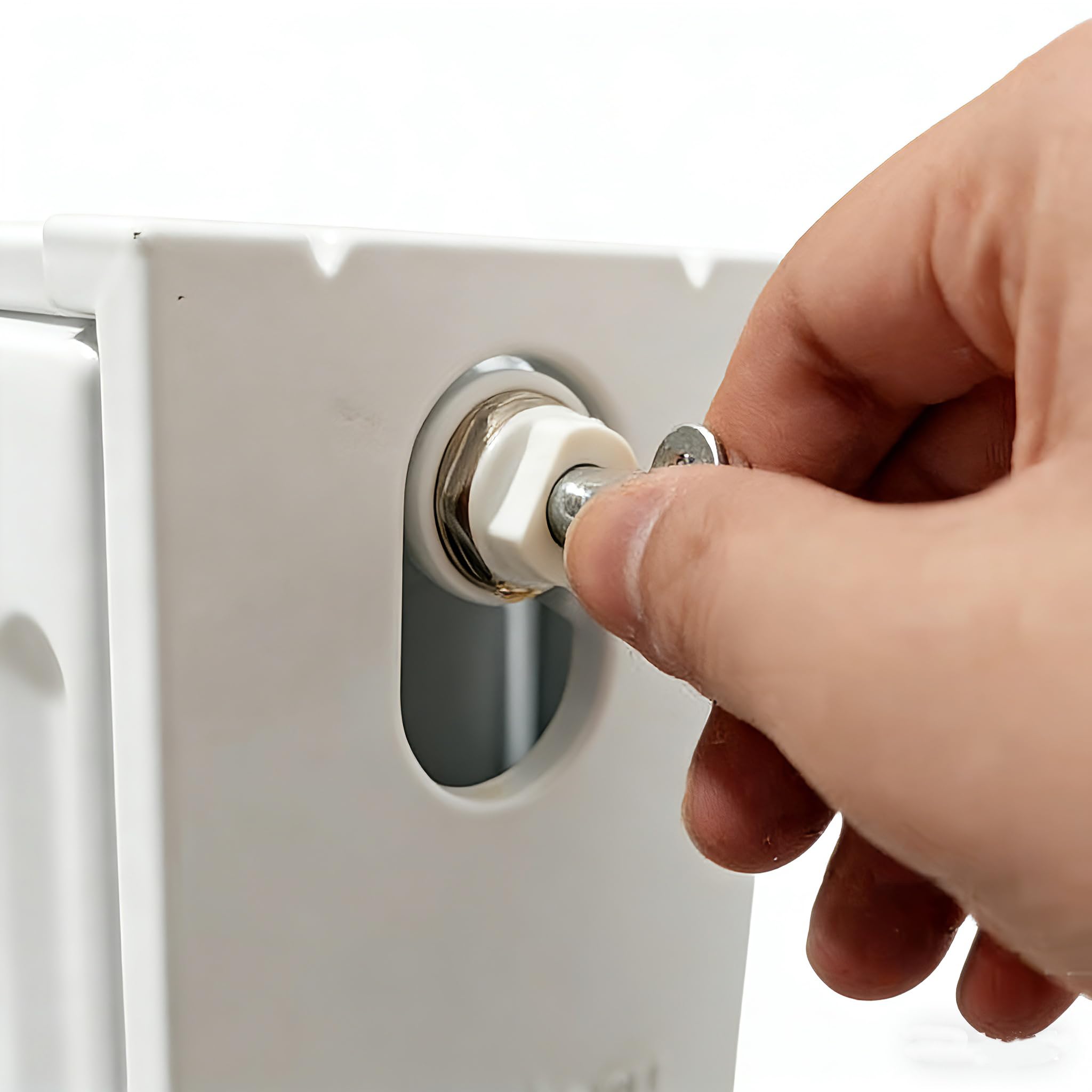 Outil d'arrêt d'urgence, ensemble de 6 clés de valve tout-en-un (4 radiateurs et 2 clés de purge) pour robinet extérieur de 6,35 mm, 9,2 cm, 0,6 cm, 11/32", robinet, radiateur et compteur