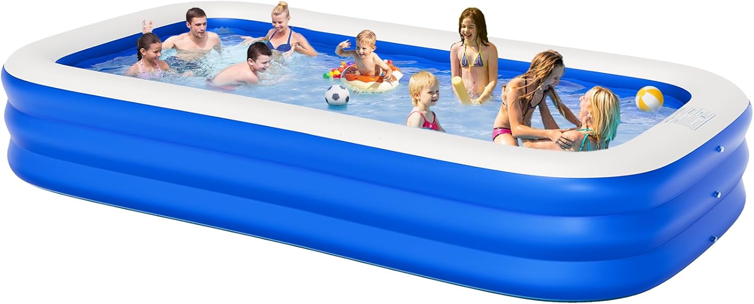 Extra Large Inflatable Pool with Pump
