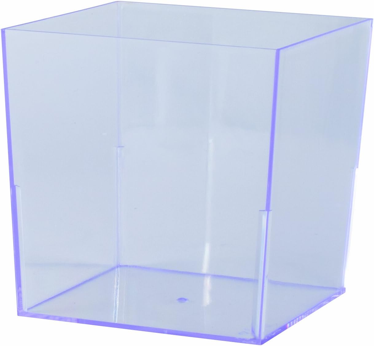 Solia PS30511 Salad Bowl Cube, 28-Ounce Capacity, 3-57/64" Length x 3-57/64" Width x 3-57/64" Height, Transparent (Case of 100)