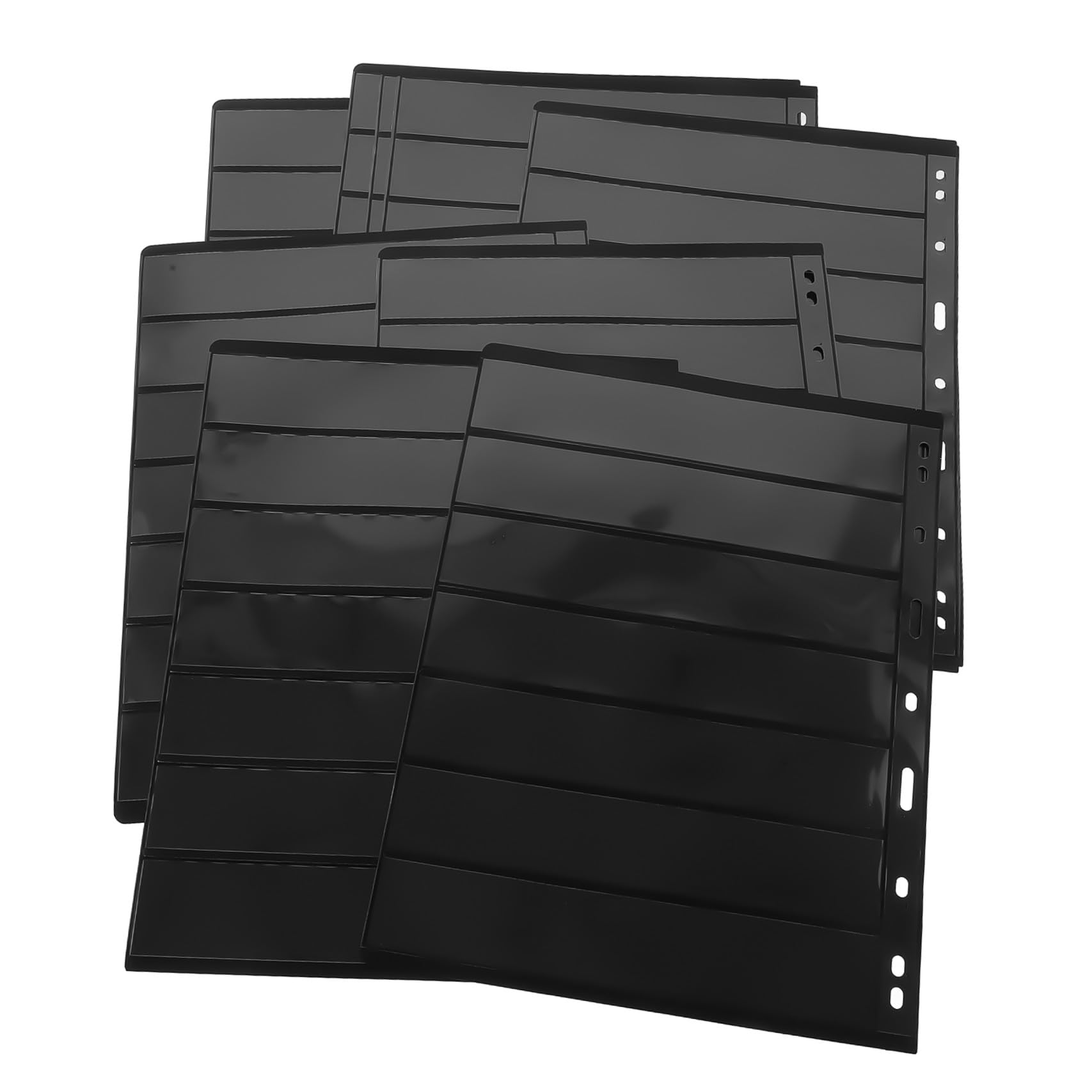 Hojas de álbum para sellos de plástico duradero con almacenamiento transparente protector