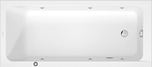Duravit D-Code Whirlpool-Badewanne 1750x750mm Rechteckig