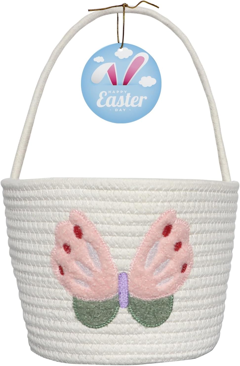 Easter Basket, Easter Baskets for kids Personalized Easter Basket for Boys and Girls Set of 2 Empty Bunny Egg, Boys, Girls, Toddler, Babies, Infant Easter gifts basket