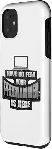 Vista 11 de Funda programadora para iPhone 12 Pro Max con programador de programación no tiene miedo
