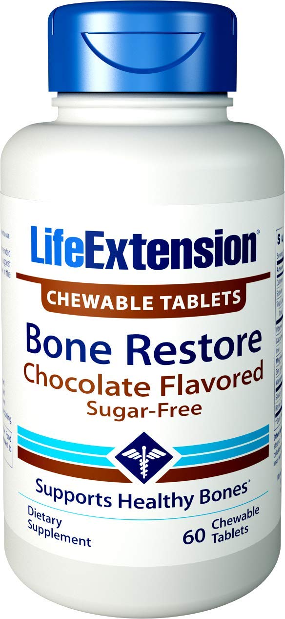 Buy Life Extension Bone Restore Chewable Tablets with Calcium