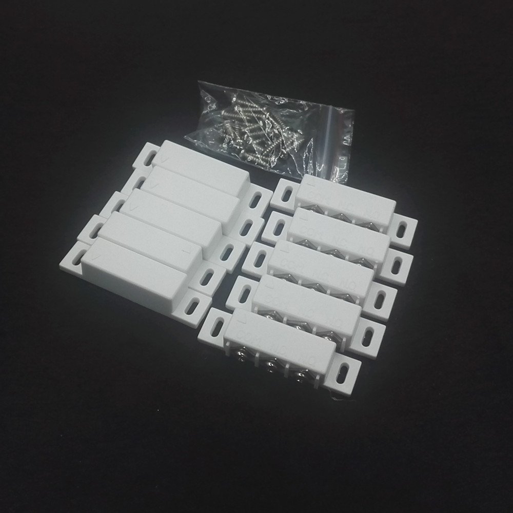 Tokatuker 5X Normally Closed Normally Open Magnetic Switch Proximity Switch for DC 5V 12V 24V Light, GPS,Alarm or Other Device