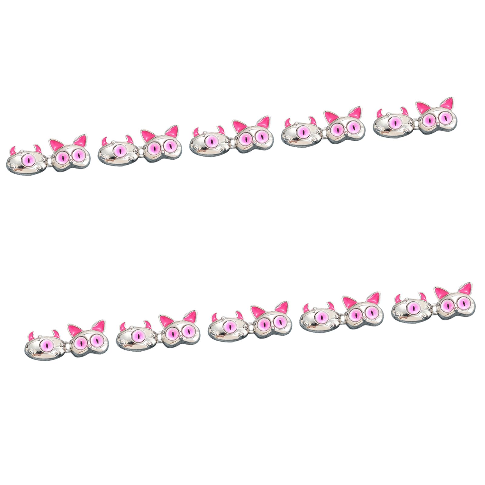 Kalttoy 10Pcs Cartoon Waist Tighteners Alloy Waist Cincher Buckles Clasps for Trousers Pants Jeans Jackets Clothing Project Fasteners