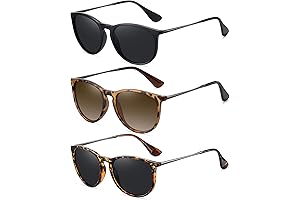 Retro sunglasses for women 2024 trendy round classic glasses