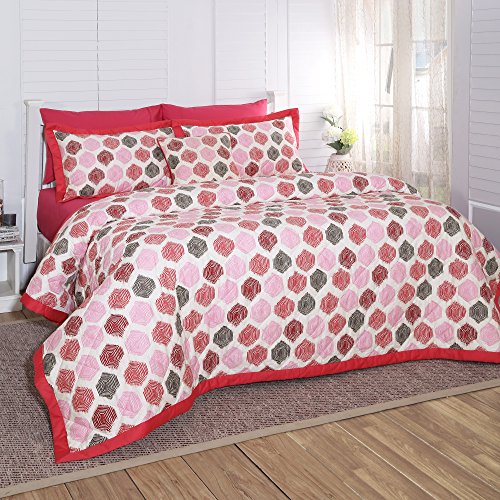 Maspar Carnival Prime Cotton Double Comforter - Red
