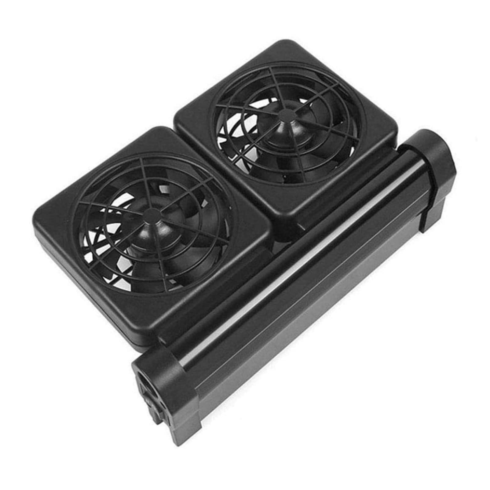 Ventilateur de Refroidissement de l'aquarium, 2 Niveaux Aquarium Aquarium Aquarium Ventilateur de rafraîchissement de Poisson Refroidisseur éolien Froid pour Le sel/Eau Douce,2 Heads