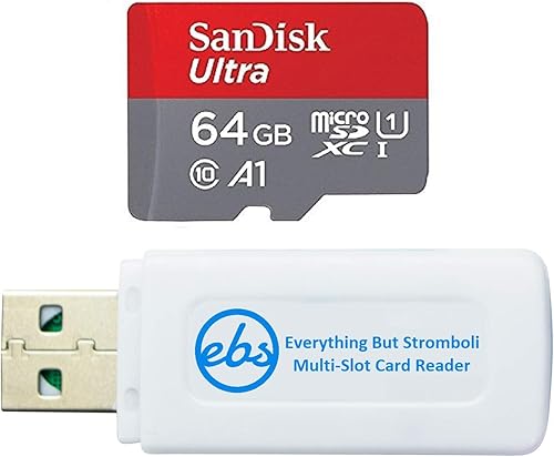 SanDisk Tarjeta de memoria Ultra MicroSD de 64 GB, funciona con teléfono celular Samsung A71, A01, A11 (SDSQUA4-064G-GN6MN) Paquete con (1)