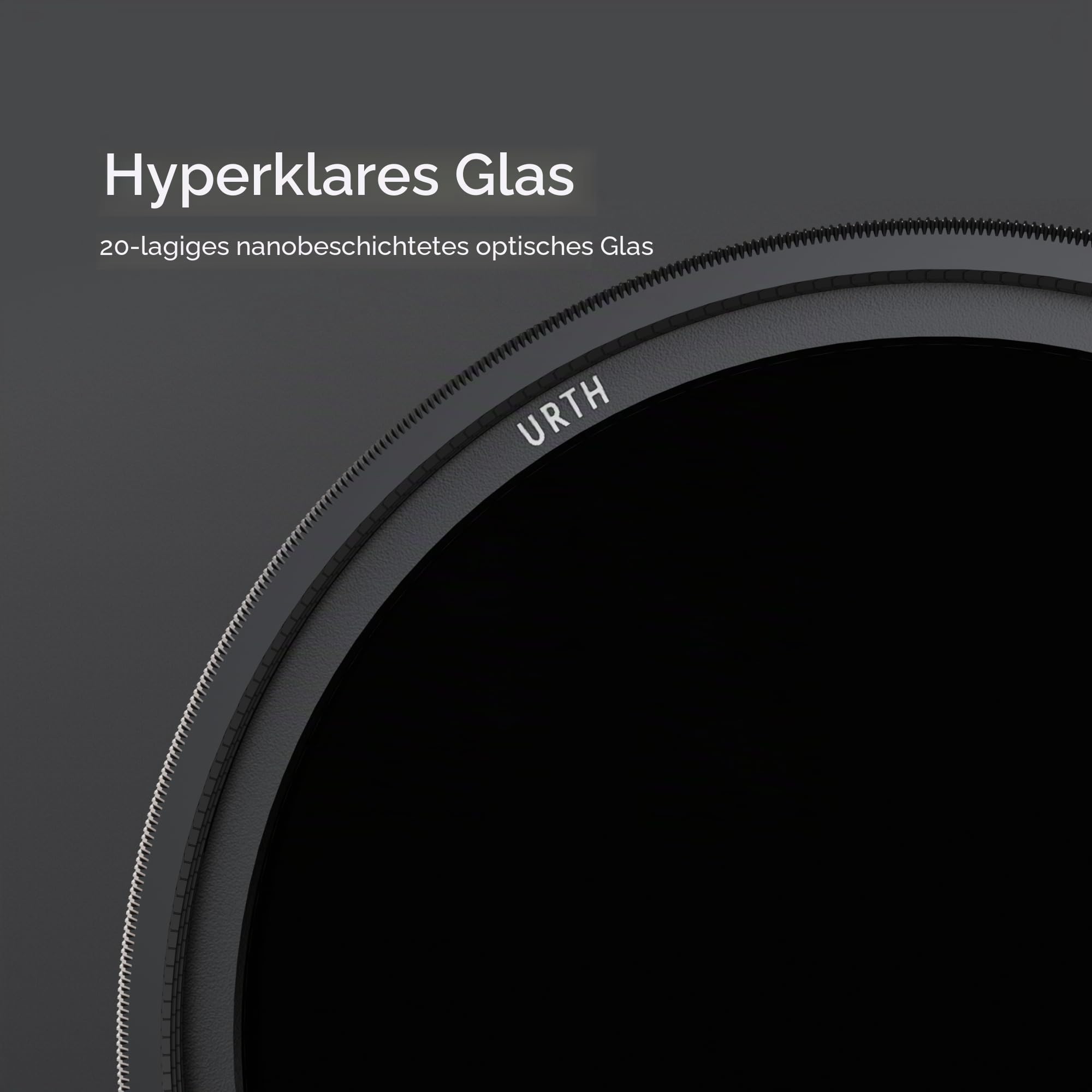 Urth 77mm ND2-400 Variable ND Lens Filter - 1-8.6 Stop Range, HD Optical Glass 20-Layer Nano-Coated Neutral Density Filter for Cameras