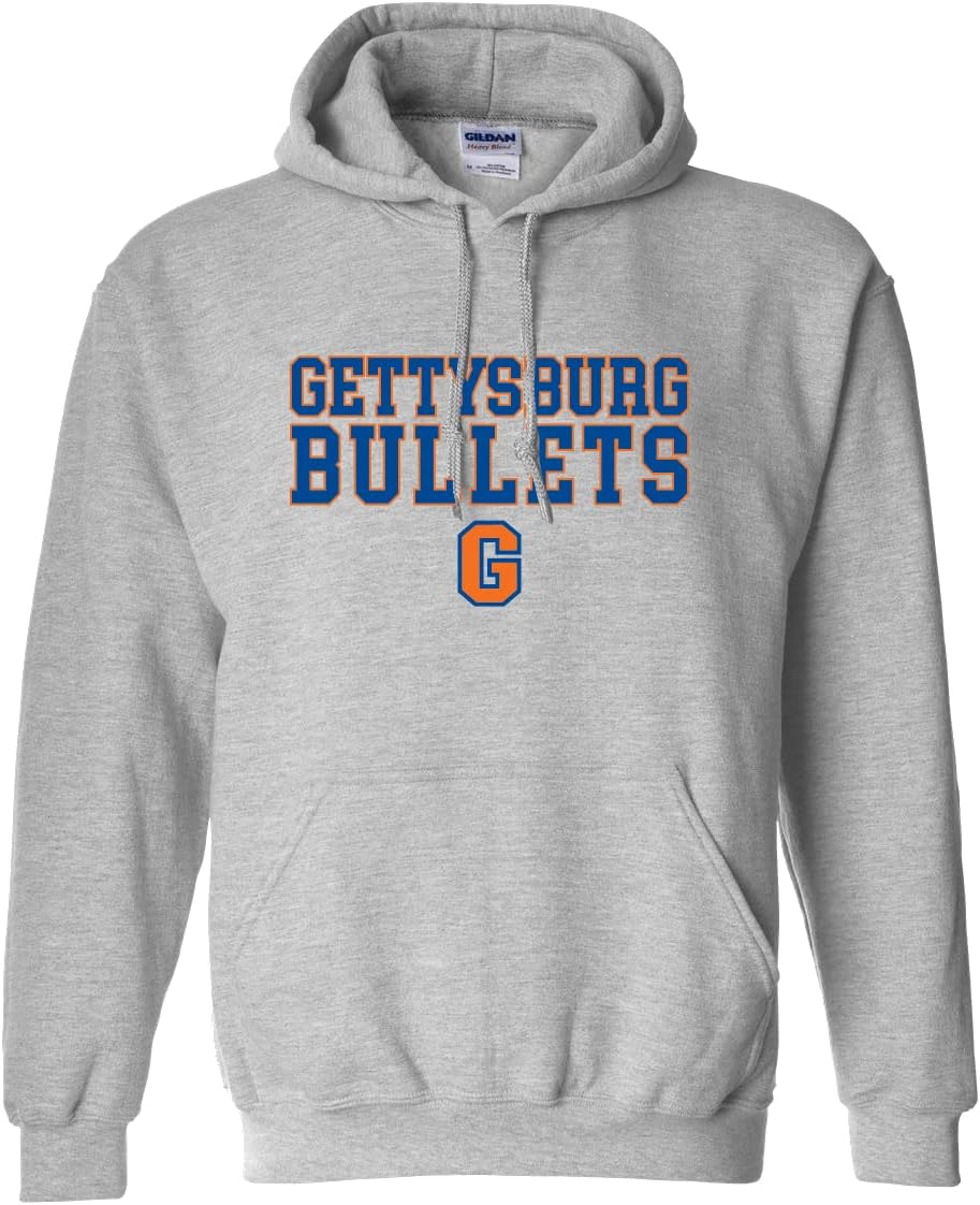 CreateMyTee Gettysburg College G Unisex Hooded Sweatshirt - Gettysburg Bullets Apparel