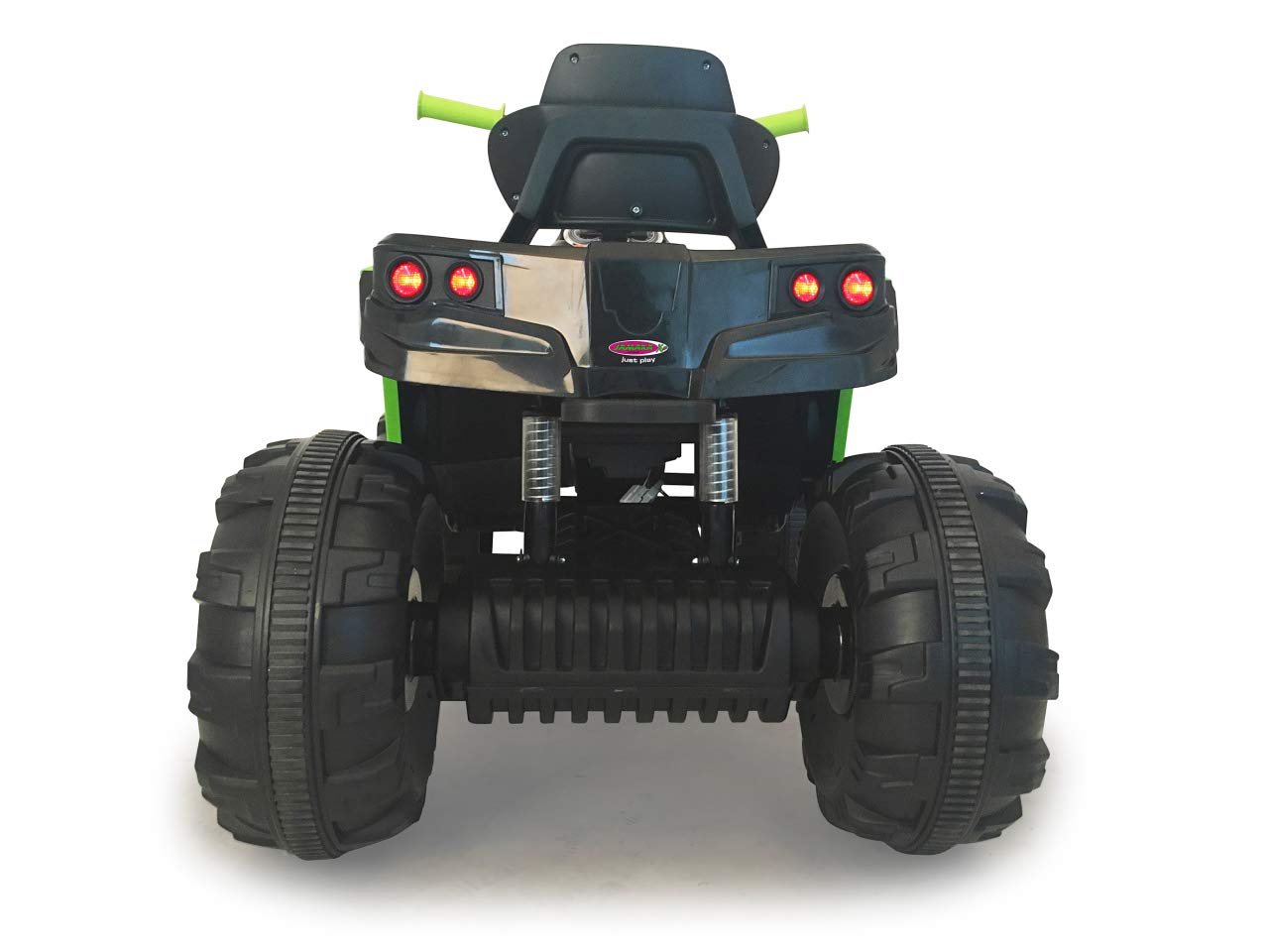JAMARA 460450 - Ride-on Quad Protector wydajne silniki napędowe i akumulator 12 V zapewniają długi czas jazdy, 2-biegowy przełącznik turbo, gumowe pierścienie na kołach napędowych, radio FM, kolor