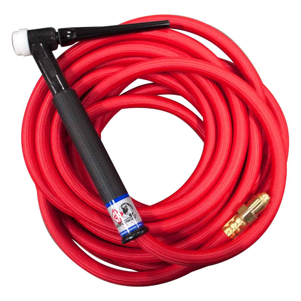 CK TL210 Air Cooled Trim-Line TIG Torch Kit, Flex, 200A, 25', 1-Pc, Super-Flex, TL2125HSF FX