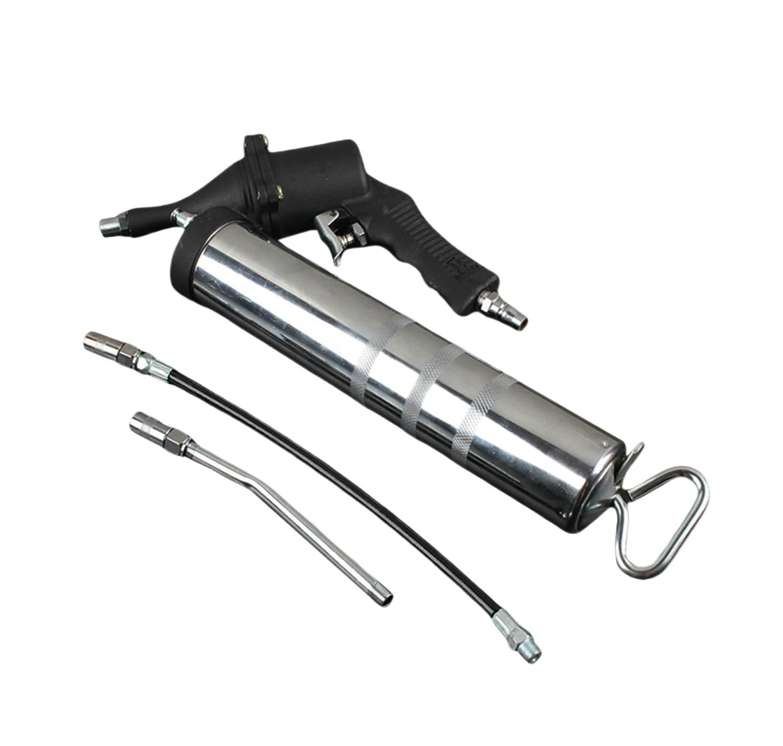 LYMFE Grease Gun,Heavy-Duty Handle Grease Gun Pneumatic Grease Guns with Nozzle Lubricating Greasing