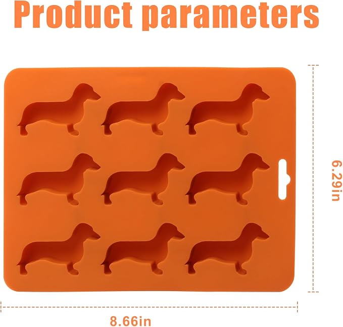 Bandeja para Hielos de Silicona en Forma de Perro miniatura 3
