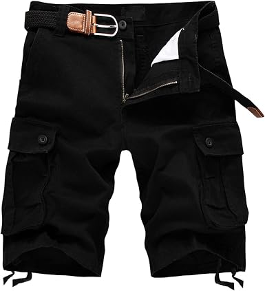 Men's Cotton Twill Cargo Shorts Classic 