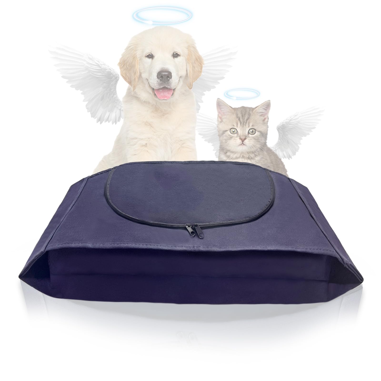 VDKO Pet Burial?Eco Friendly Pet Body Bag?Pet Burial Box for Every Breed Size? Pet Casket for Burial and Cremation (S)