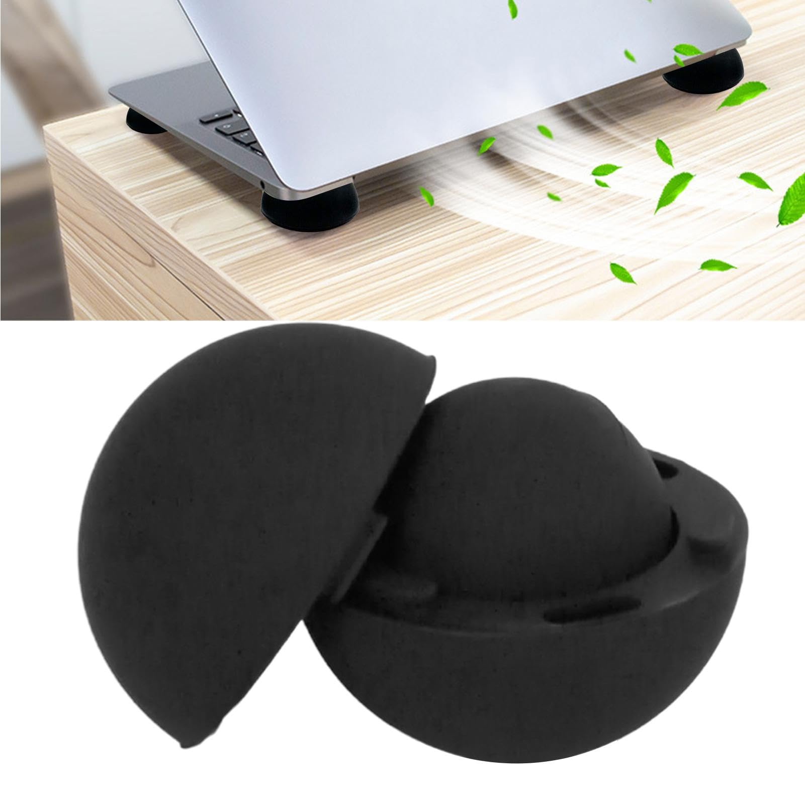 Cuscinetto in silicone per raffreddamento laptop | cuscinetto emisfero in silicone portatile,Riser multifunzionale 'emisfero antiscivolo stabile, Supporto di raffreddamento per la casa,