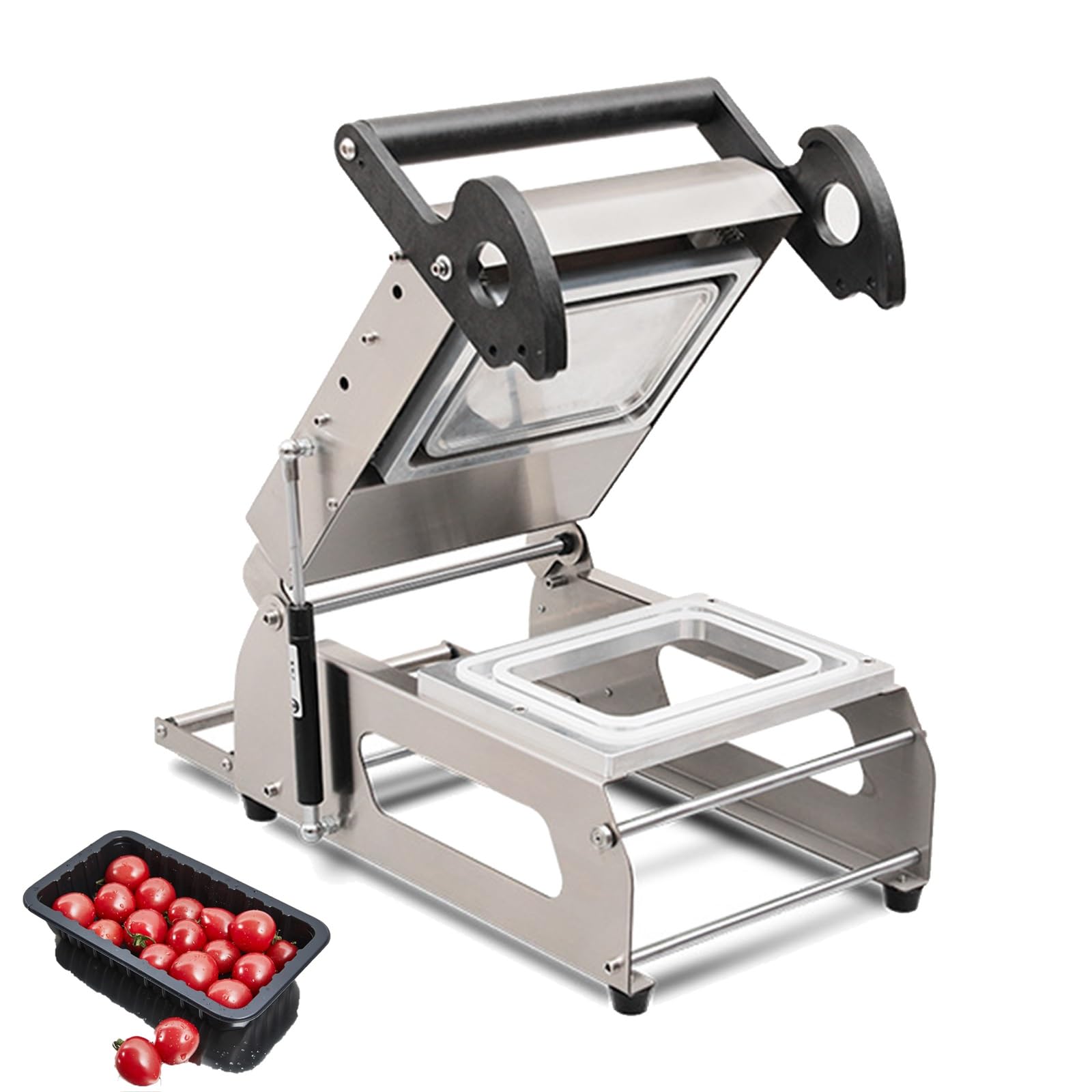 asdchZen Commercial Food Packaging Machine With Adjustable Temperature And Roll Film Sealer For Fast Food Container Sealing