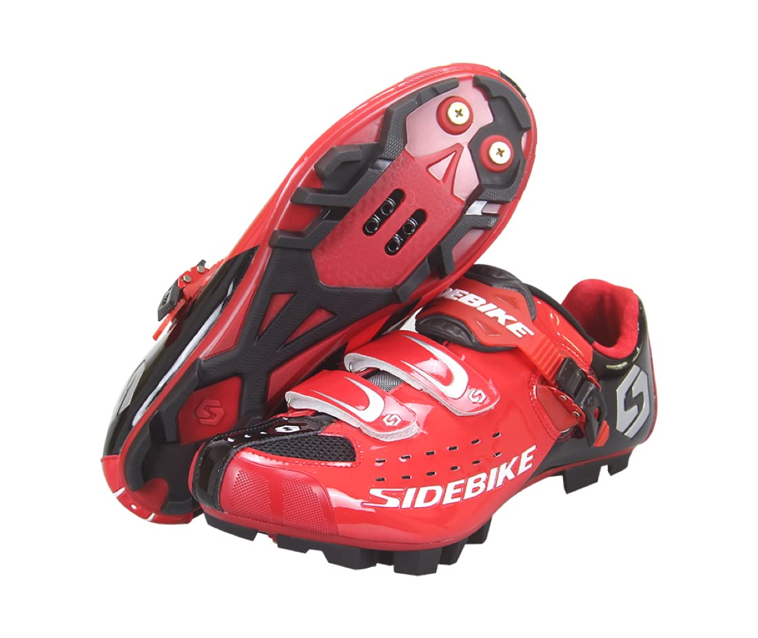Scarpe MTB Ciclismo Mountain Bike Professionali Traspiranti per Uomo e Donna, compatibili Pedali SPD