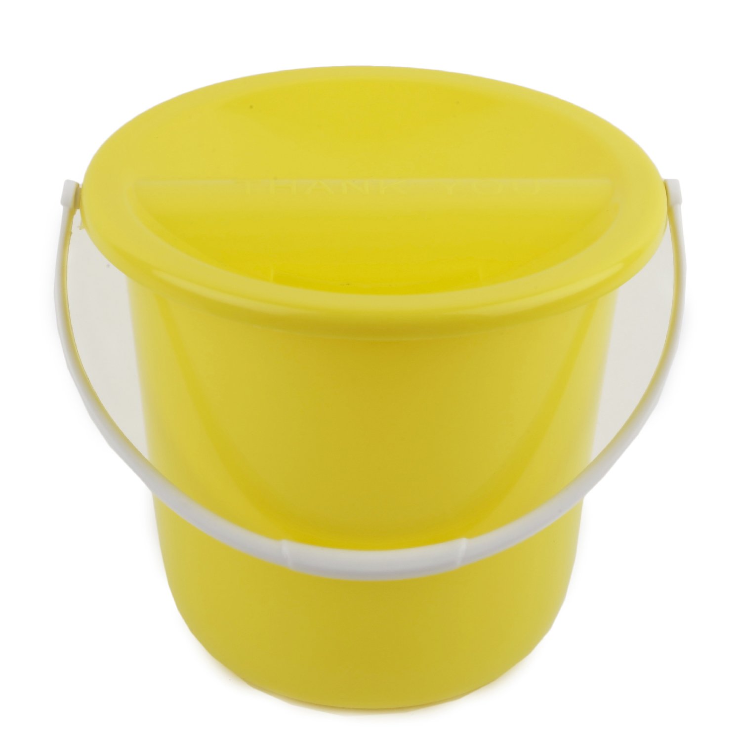 My Charity Boxes - Collecting Bucket Fundraising Donation Bucket - Available in 5 Colours (Yellow)