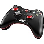 MSI Gaming Wireless Rechargeable Dual Vibration Gaming Controller for PC and Android (FORCE GC30)