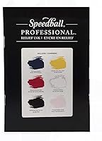 Vista 29 de Speedball Tinta de alivio profesional, azul ultramarino, tubo de 5 onzas