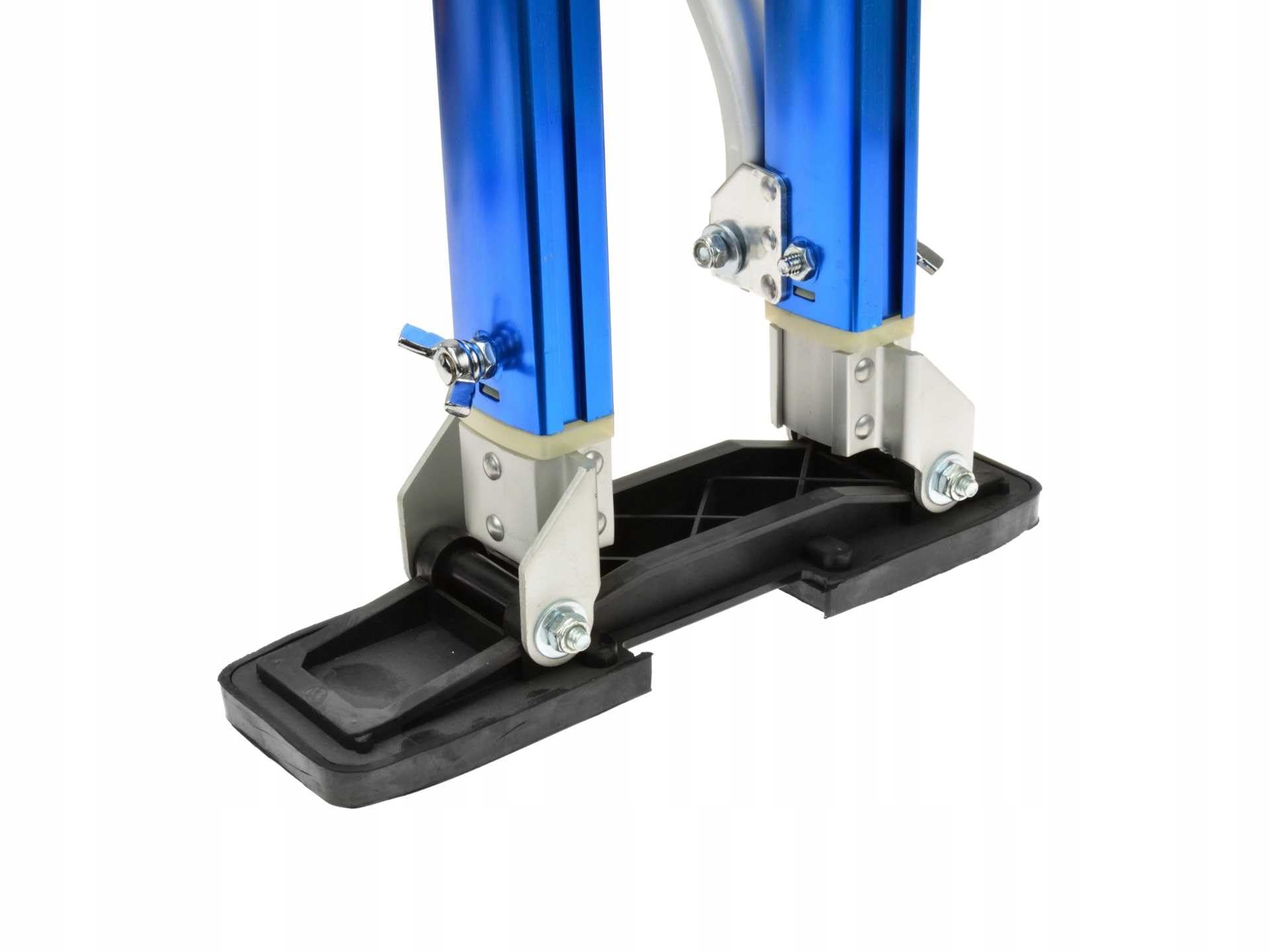KG Arbeitsstelzen AMSTEIN 02116 BLAU für Maler Deckenbauer Aluminiumstelzen 61-101 cm Stelzen Aluminium Professionelle Einstellbare Handwerkerstelzen Trockenbau