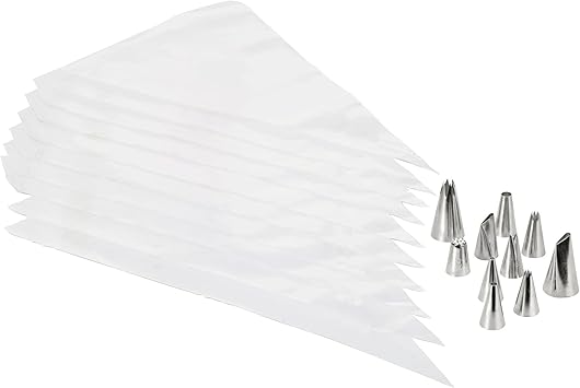 Wilton Beginning Buttercream Decorating Set - Cake Decorating Kit with Piping Tips & Disposable Icing Bags - Quality Baking Tools - 20-Piece Set