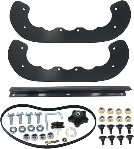 Miniatura 5 de 621 paletas quitanieves 99-9313 para Toro 621E 621R 621ZR 621QZE 621QR 421QR 210R 221QR 21 pulgadas, barra raspadora 133-5585, cinturón 108-4921 con