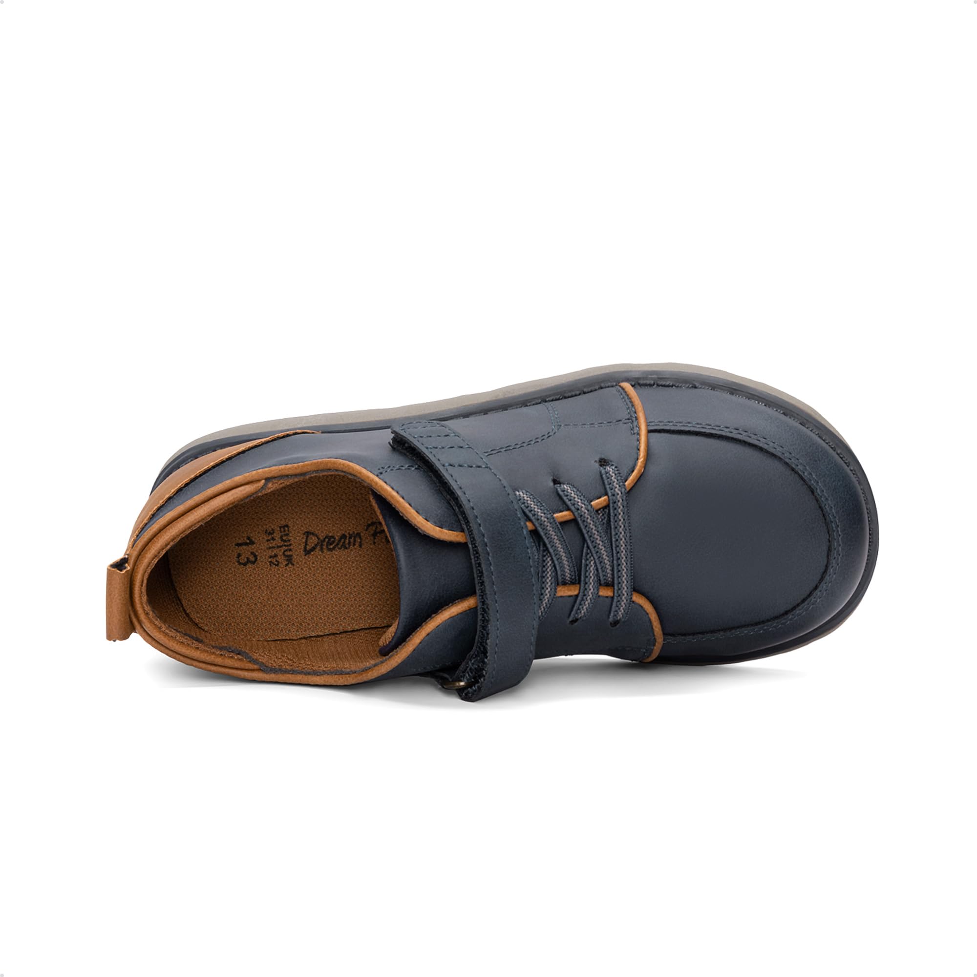 DREAM PAIRS Chłopięce buty dresowe Sneaker Casual Oxfords formalne buty szkolne dla małych dzieci i małych dzieci