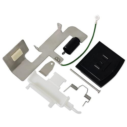 8201756 W10823377 Kit de canal de puerta dispensador de hielo para refrigerador compatible con refrigeradores Whirlpool que reemplaza a AAP4453798,