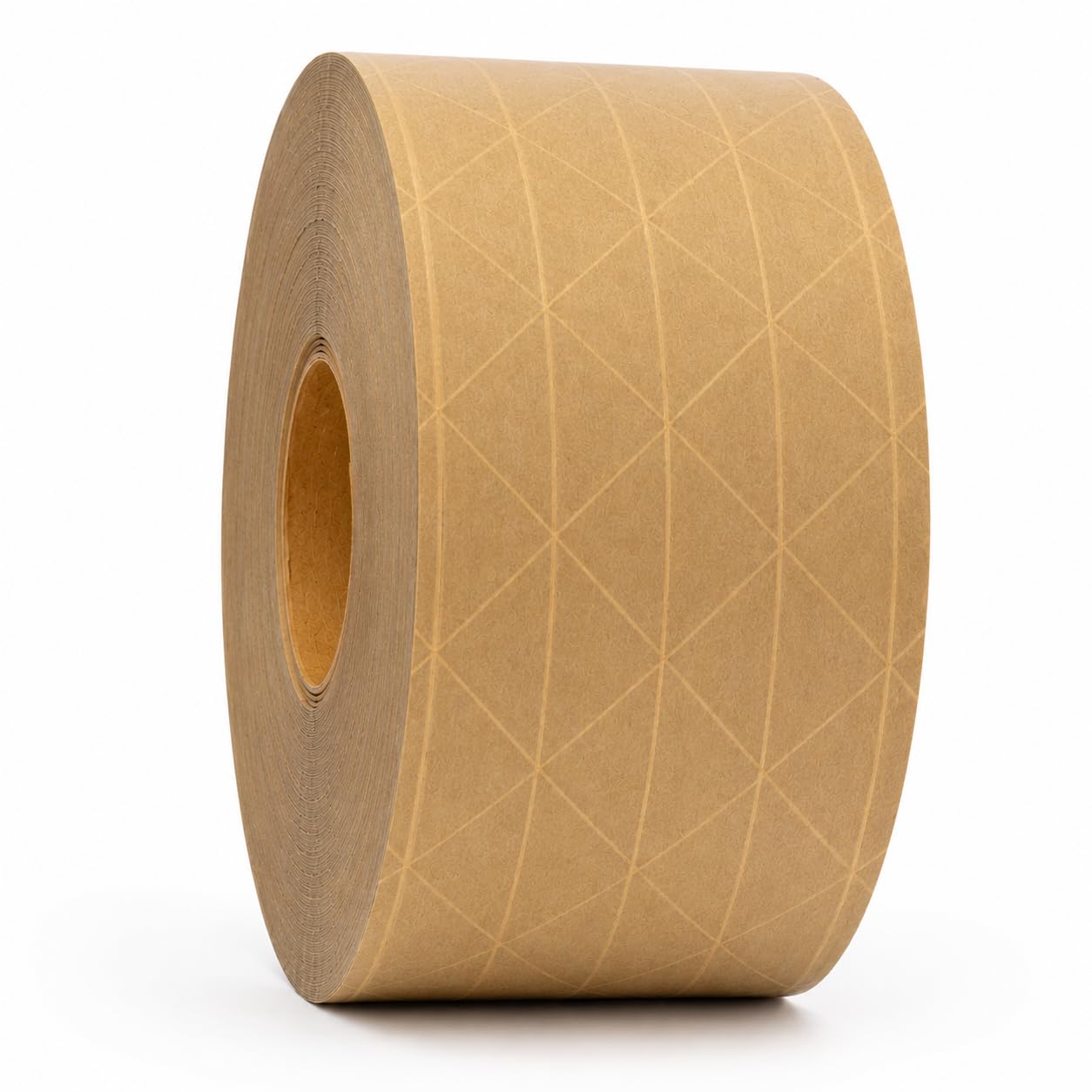 GGR Supplies T.R.U. WAT-WAE - Cinta engomada de papel kraft reforzada activada por agua, cinta de embalaje a prueba de manipulaciones para envío, mudanza y sellado de cartones, 2.75 pulgadas x 375