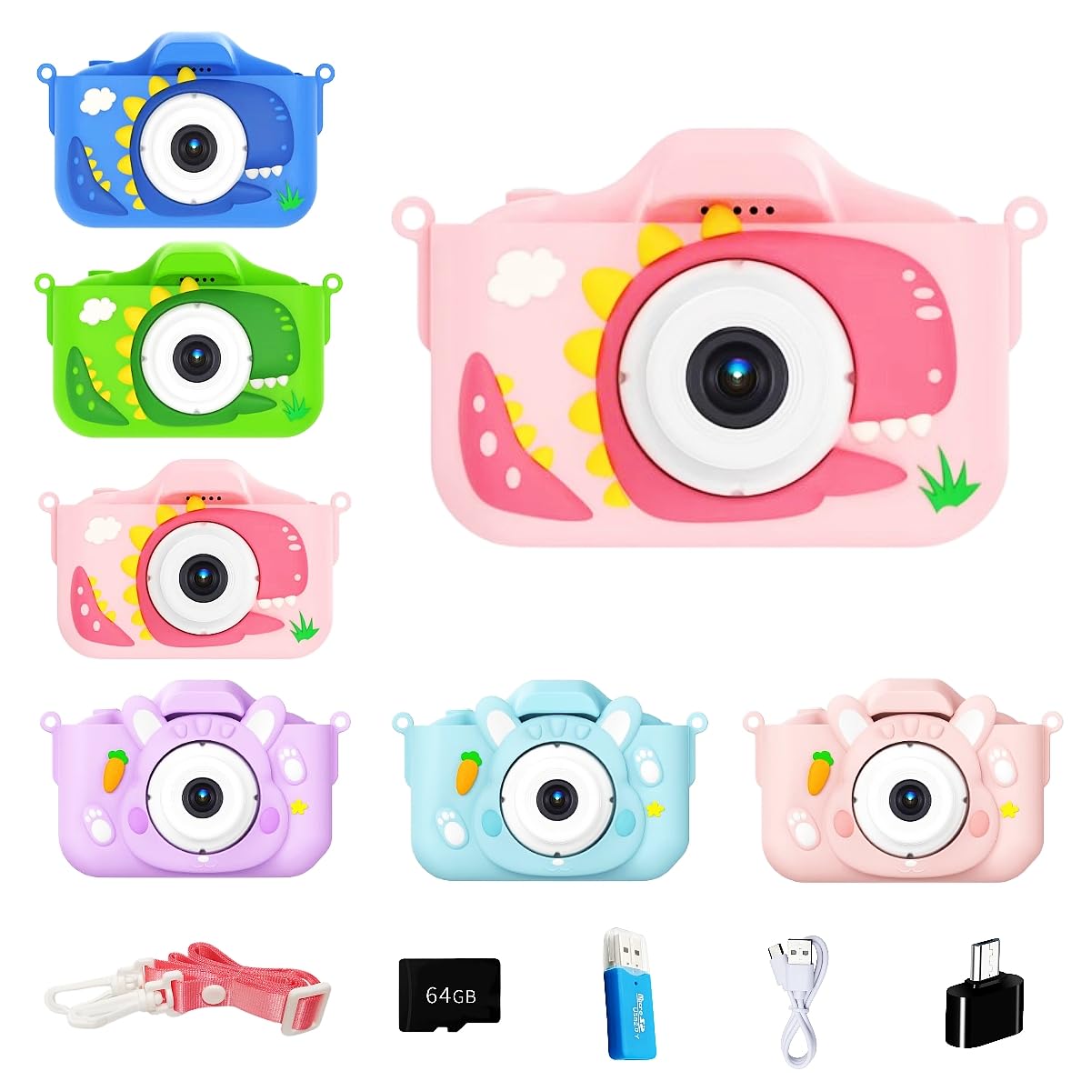 Amazon.co.jp: 子供用 キッズカメラ トイカメラ1080P X5S 9600万画素